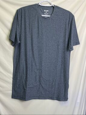 True Classic Men's Charcoal Heather Short Sleeve Tee